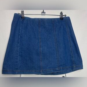 NOBO Dark Blue Mini Skirt SZ L